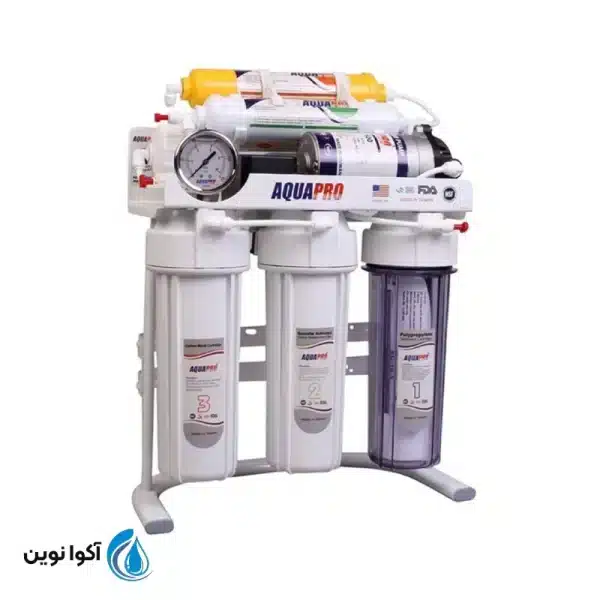 دستگاه تصفیه آب آکوا پرو مدل APRO-RO6 PUMP UP