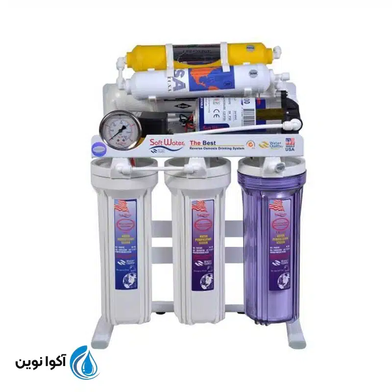 تصفیه آب خانگی سافت واتر 6 مرحله ای مدل RO-6