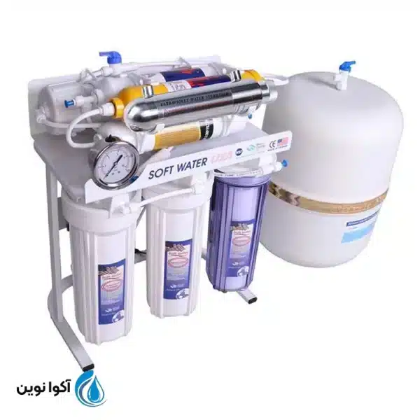 دستگاه تصفیه آب خانگی سافت واتر 8 مرحله ای مدل RO-8 UV