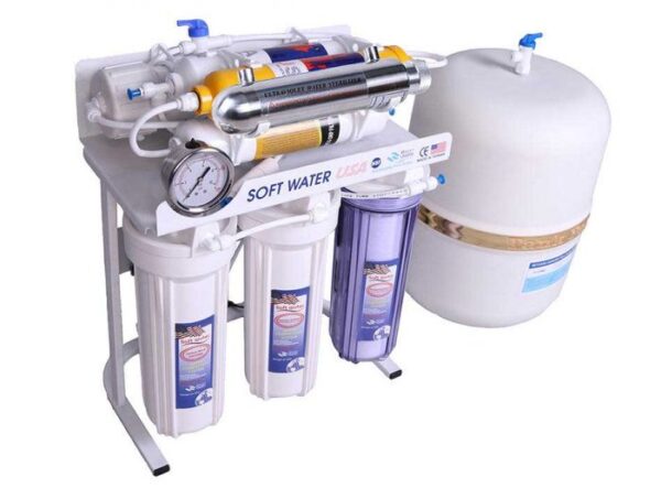 دستگاه تصفیه آب خانگی سافت واتر 8 مرحله ای مدل RO-8 UV
