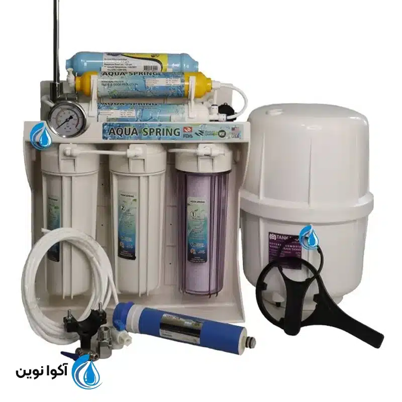 آکوا اسپیرینگ 7 مرحله ای با فیلتر آلکالاین (قلیایی)