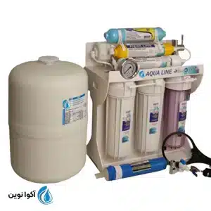 آکوا لاین 7 مرحله با فیلتر الکالاین با مخزن تانک پک تایوان
