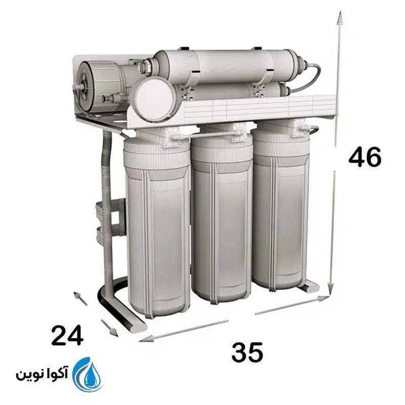 دستگاه تصفیه کننده آب سافت واتر مدل PumpLess-Ne60