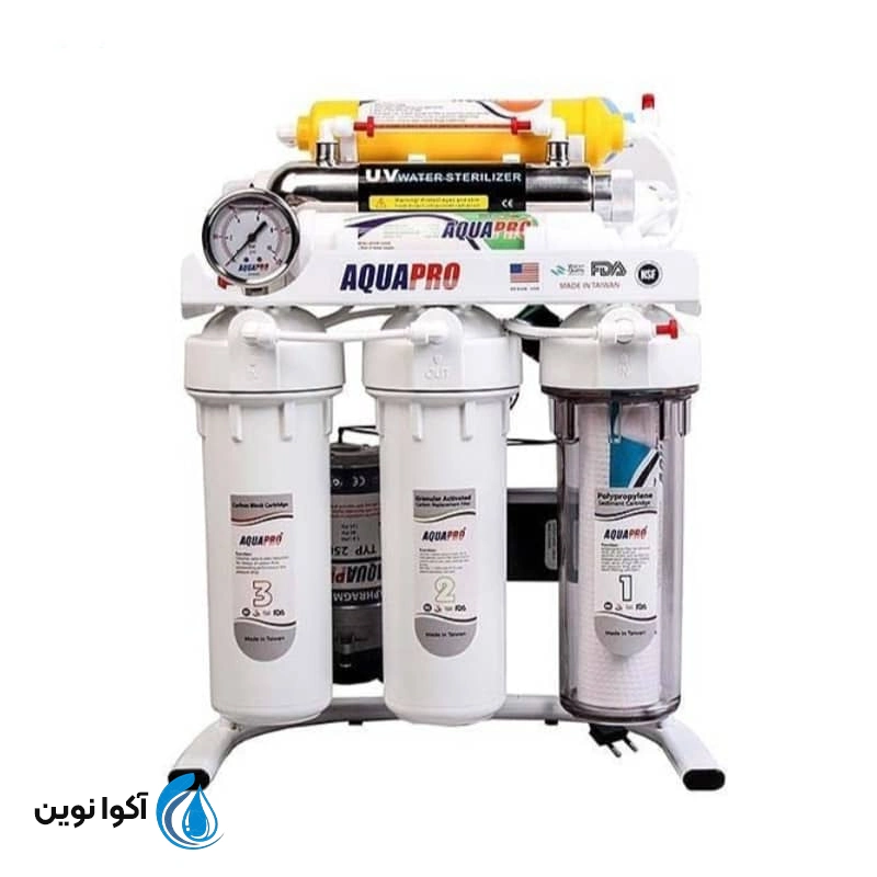 خرید و قیمت تصفیه آب خانگی آکوا پرو مدل ro8 orp uv