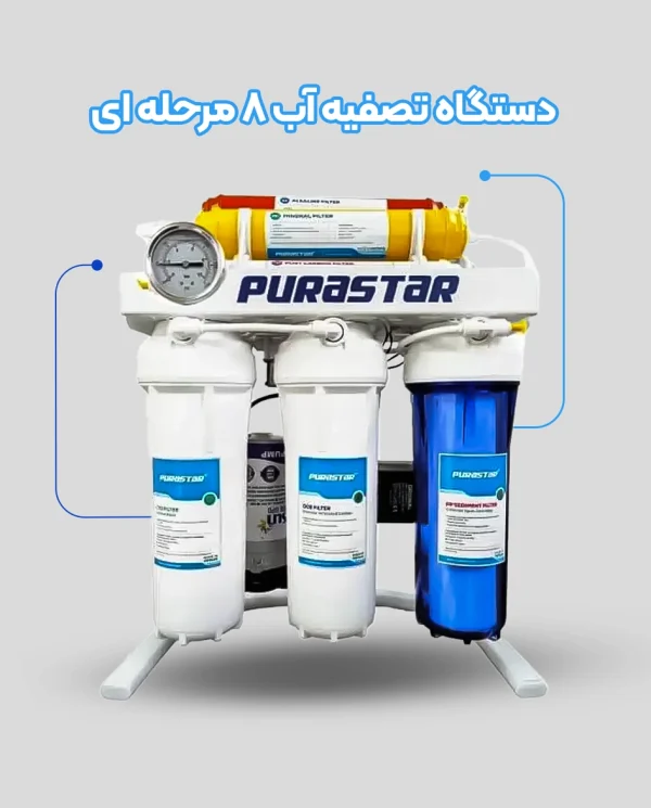 تصفیه آب 8 مرحله