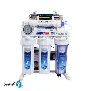 دستگاه تصفیه آب خانگی آکوا پرو RO8 UV ORP S 300x300 1