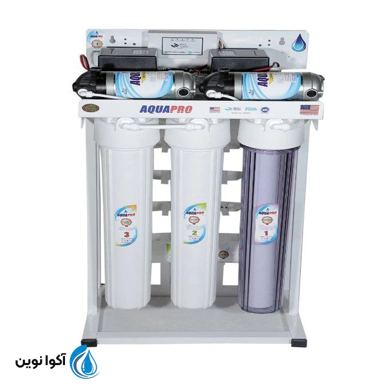 دستگاه تصفیه آب نیمه صنعتی آکوا پرو ۴۰۰ گالن مدل APRO-4RO8