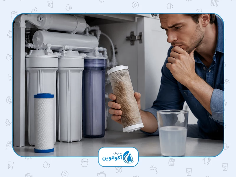 از کجا بفهمیم زمان تعویض فیلتر تصفیه آب خانگی رسیده است؟