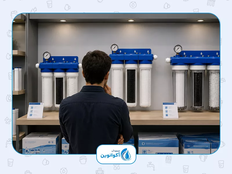 خرید دستگاه پیش تصفیه آب مدل جامبو از نمایندگی آکوانوین