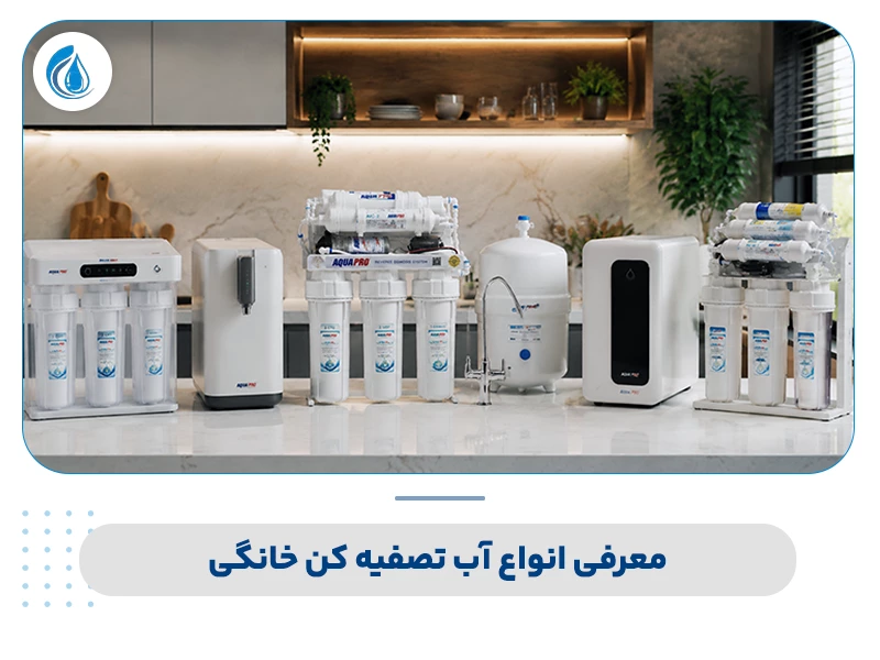 معرفی انواع آب تصفیه کن خانگی