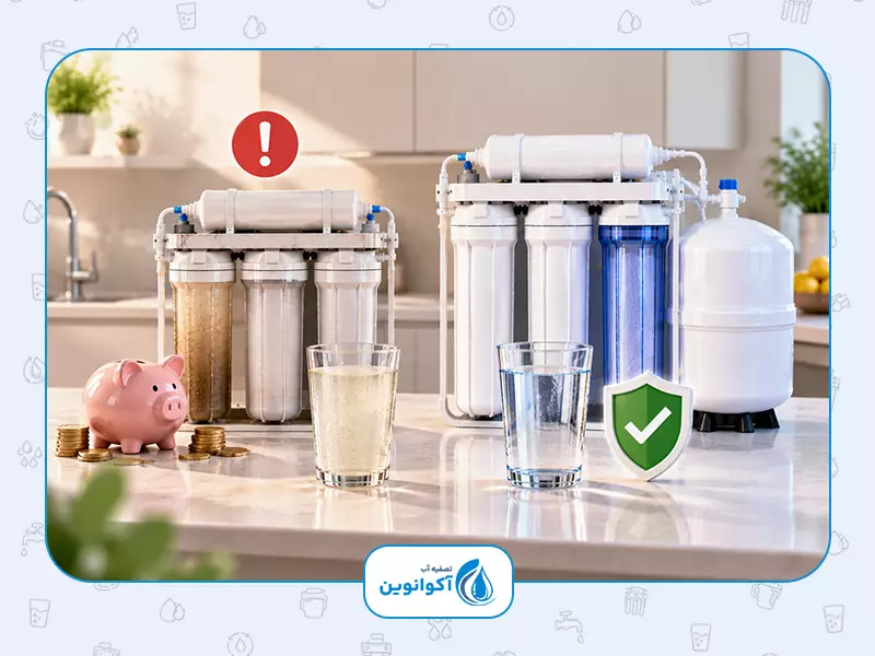 مزایا و معایب دستگاه تصفیه آب خانگی: آیا دستگاه تصفیه آب ارزان قیمت ضرر دارند؟